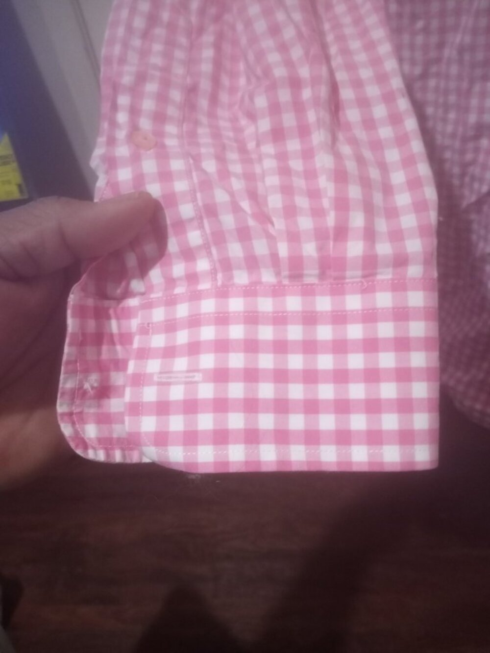Vineyard Vines Classic Fit Tucker Shirt Pink White Check Cotton  Sz XL Button - Picture 6 of 12